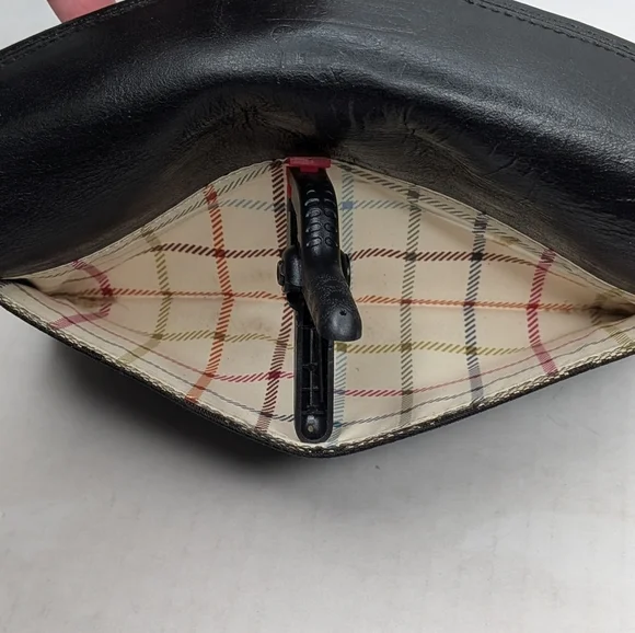 Vintage Coach Bleecker Black Signature Jacquard Canvas & Leather Buckle Wallet - Picture 13 of 16